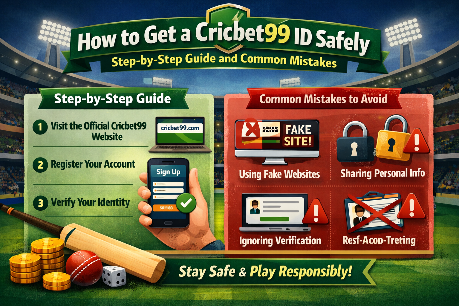 You are currently viewing How to Get a Cricbet99 ID Safely: Step-by-Step Guide and Common Mistakes