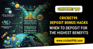 Read more about the article Cricketbet999 Deposit Bonus Hacks: When to Deposit for the Highest Benefits