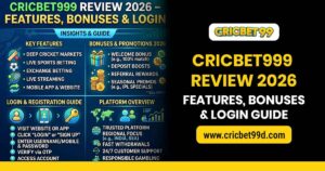 Read more about the article Cricbet999 Review 2026 – Features, Bonuses & Login Guide