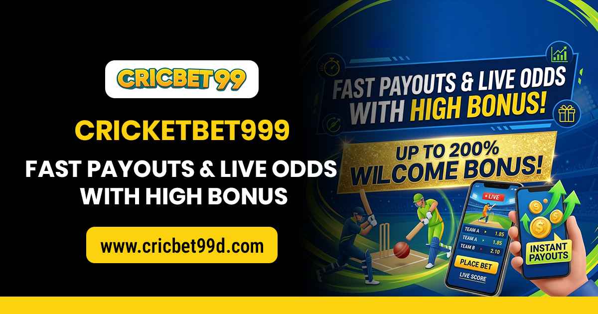 You are currently viewing Cricketbet999 – Fast Payouts & Live Odds with High Bonus