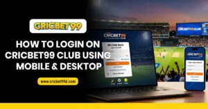 Read more about the article How to Login on Cricbet99 Club Using Mobile & Desktop