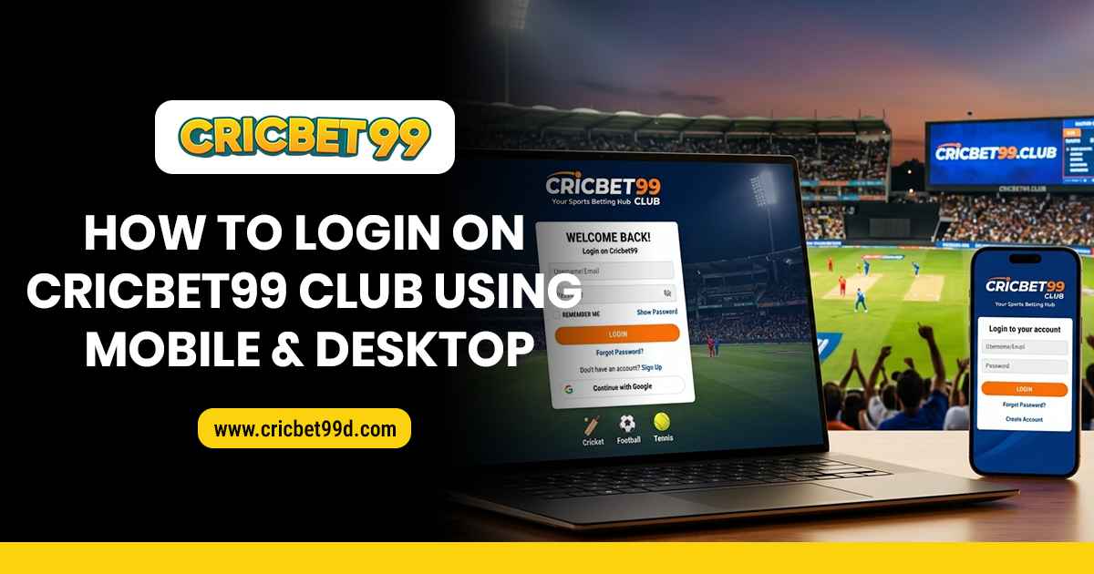 Read more about the article How to Login on Cricbet99 Club Using Mobile & Desktop