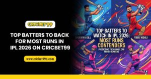Read more about the article Top Batters to Back for Most Runs in IPL 2026 on Cricbet99