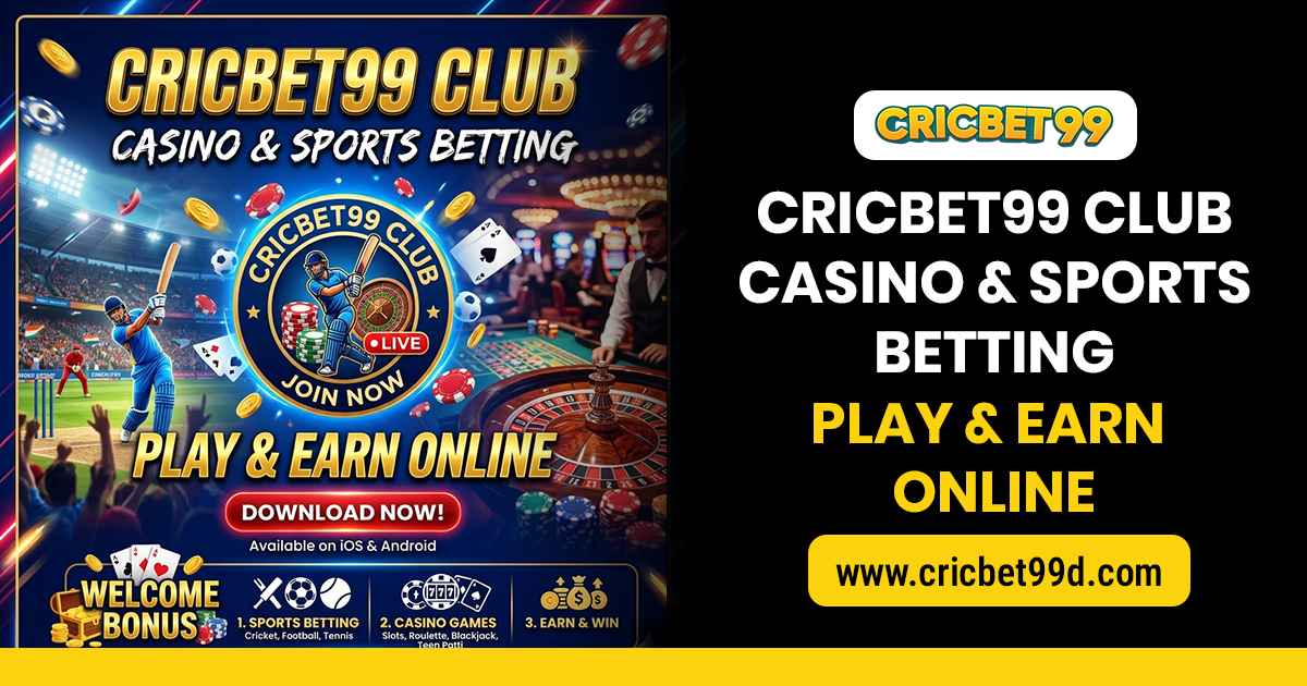 Read more about the article Cricbet99 Club Casino & Sports Betting – Play & Earn Online