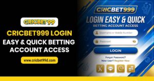 Read more about the article Cricbet999 Login: Easy & Quick Betting Account Access