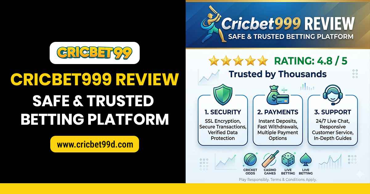 You are currently viewing Cricbet999 Review: Safe & Trusted Betting Platform