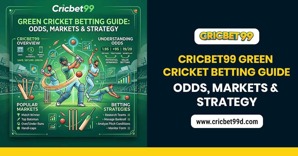 You are currently viewing Cricbet99 club Cricket Betting Guide: Odds, Markets & Strategy
