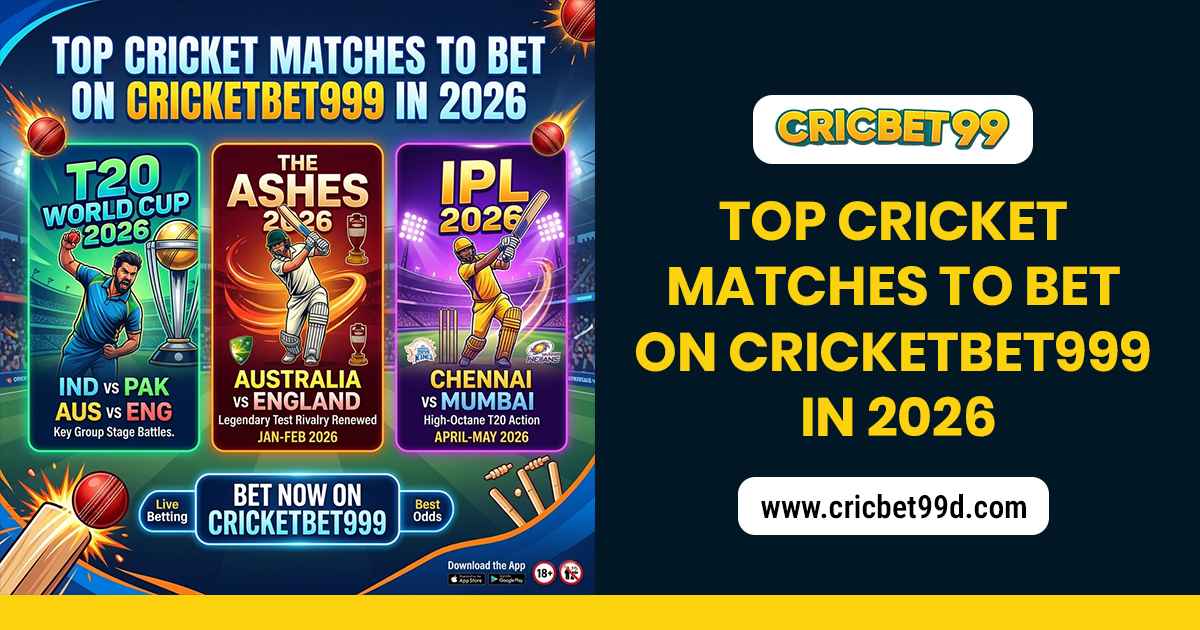 You are currently viewing Top Cricket Matches to Bet on Cricketbet999 in 2026