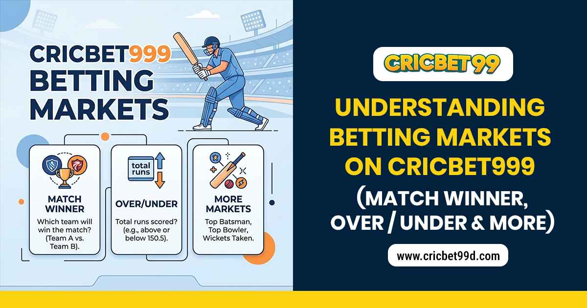 You are currently viewing Cricbet99 green – Understanding Betting Markets (Match Winner, Over/Under & More)