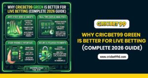 Read more about the article Cricbet99 Green – Why Cricbet99 Green is Better for Live Betting