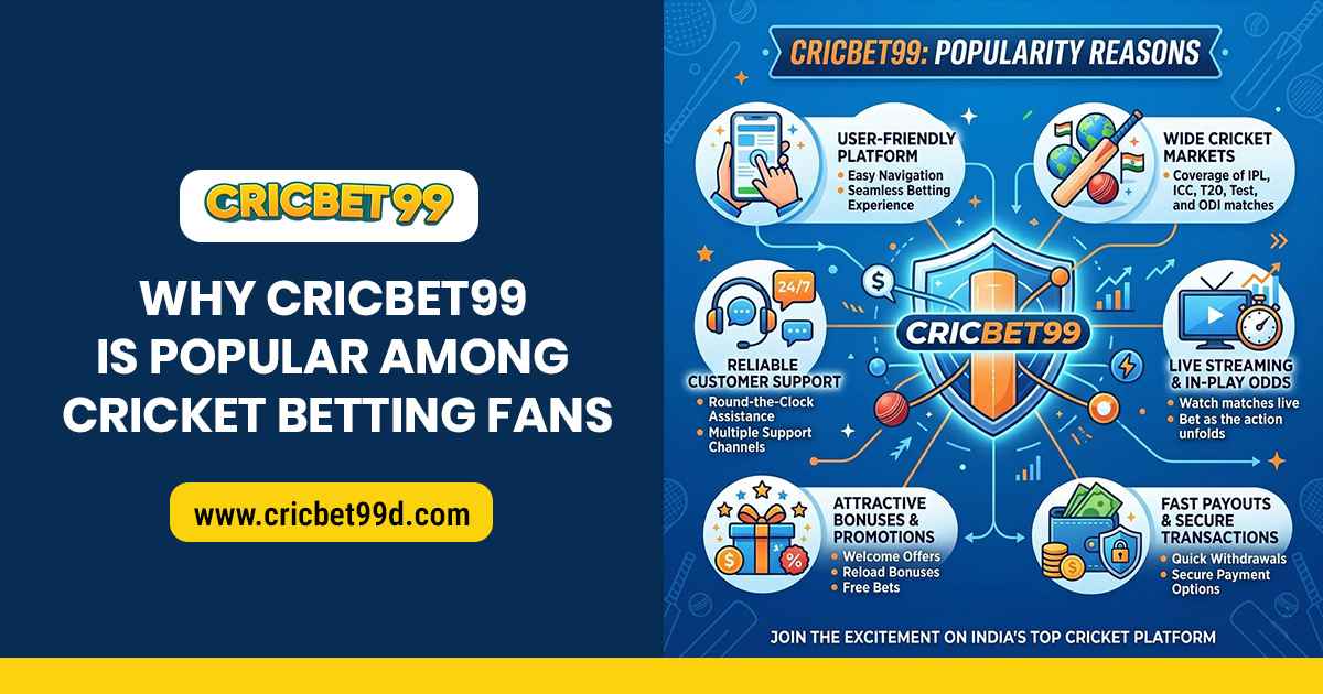 You are currently viewing Why Cricbet99 Is Popular Among Cricket Betting Fans